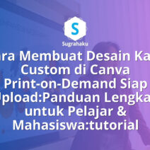 Cara Membuat Desain Kaos Custom di Canva Print-on-Demand Siap Upload