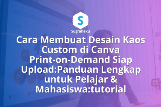 Cara Membuat Desain Kaos Custom di Canva Print-on-Demand Siap Upload