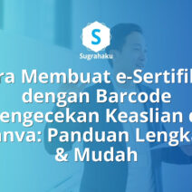 Cara Membuat e-Sertifikat dengan Barcode Pengecekan Keaslian di Canva
