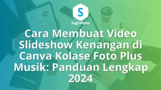 Cara Membuat Video Slideshow Kenangan di Canva Kolase Foto Plus Musik