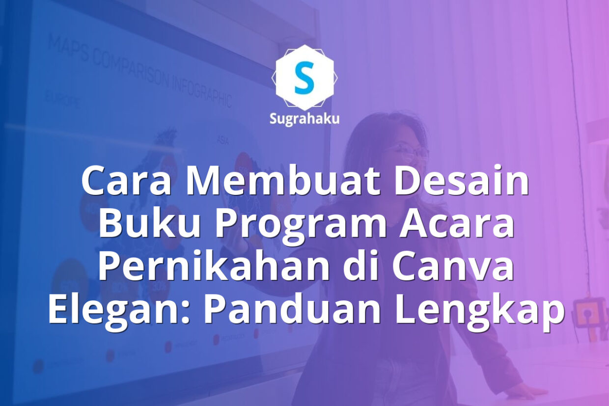 Cara Membuat Desain Buku Program Acara Pernikahan di Canva Elegan