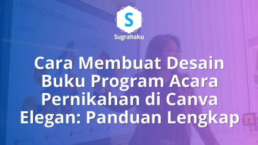 Cara Membuat Desain Buku Program Acara Pernikahan di Canva Elegan
