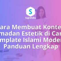 Cara Membuat Konten Ramadan Estetik di Canva Template Islami Modern