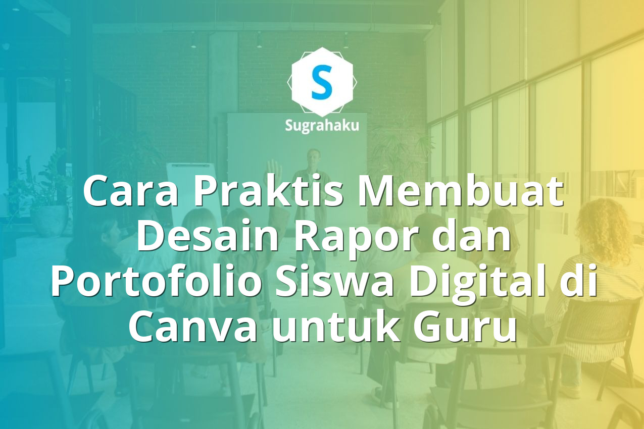 Cara Praktis Membuat Desain Rapor dan Portofolio Siswa Digital di Canva untuk Guru 13 Cara Membuat Desain Rapor dan Portofolio Siswa Digital di Canva untuk Guru