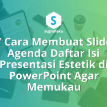 Cara Membuat Slide Agenda Daftar Isi Presentasi Estetik di PowerPoint
