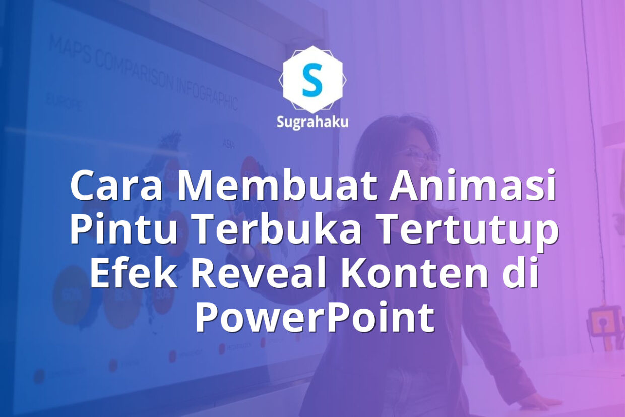 Cara Membuat Animasi Pintu Terbuka Tertutup Efek Reveal Konten di PowerPoint