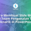 Cara Membuat Slide Meet the Team Pengenalan Tim Menarik di PowerPoint