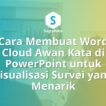 Cara Membuat Word Cloud Awan Kata di PowerPoint untuk Visualisasi Survei