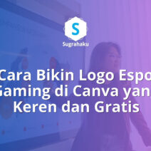 cara bikin logo esport gaming di canva, desain logo squad ml gratis