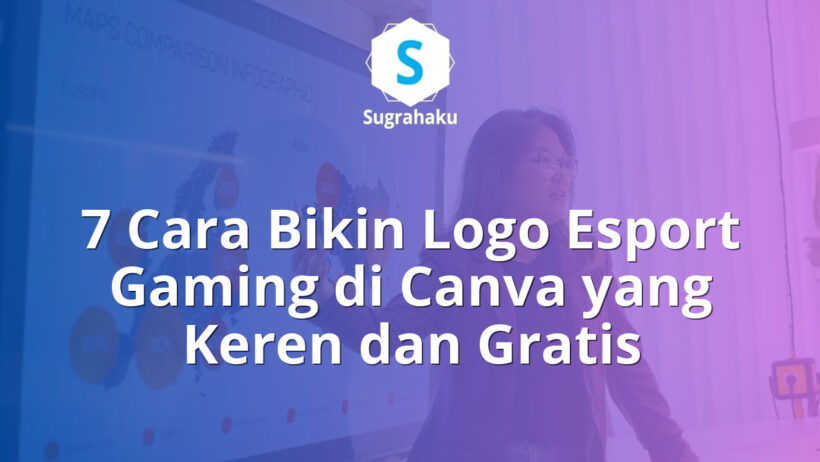 cara bikin logo esport gaming di canva, desain logo squad ml gratis