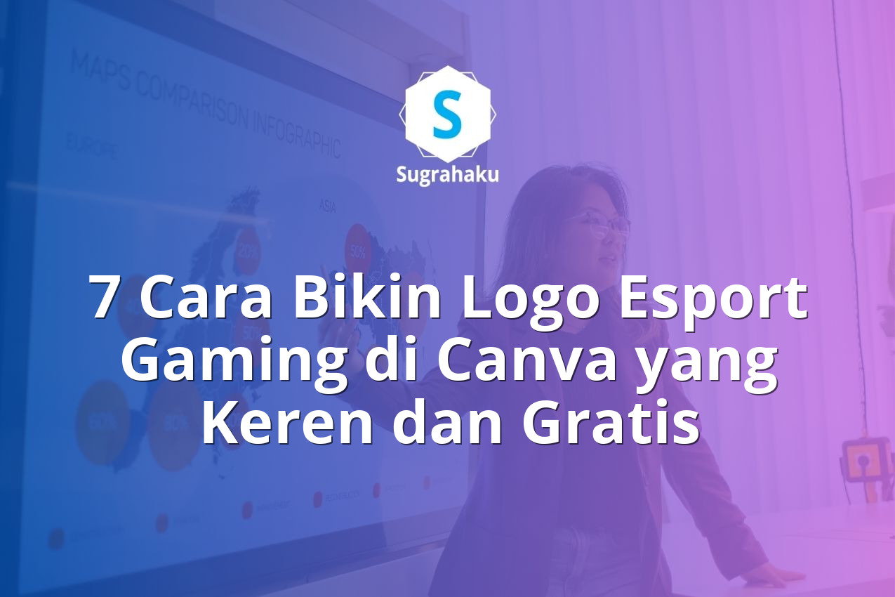 cara bikin logo esport gaming di canva, desain logo squad ml gratis
