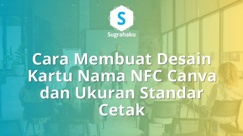 desain kartu nama nfc canva, ukuran kartu nama standar cetak