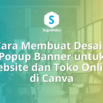 Cara Membuat Desain Popup Banner untuk Website dan Toko Online di Canva