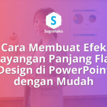Cara Membuat Efek Bayangan Panjang Flat Design di PowerPoint
