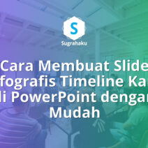 Cara Membuat Slide Infografis Timeline Karir Perjalanan Hidup di PowerPoint