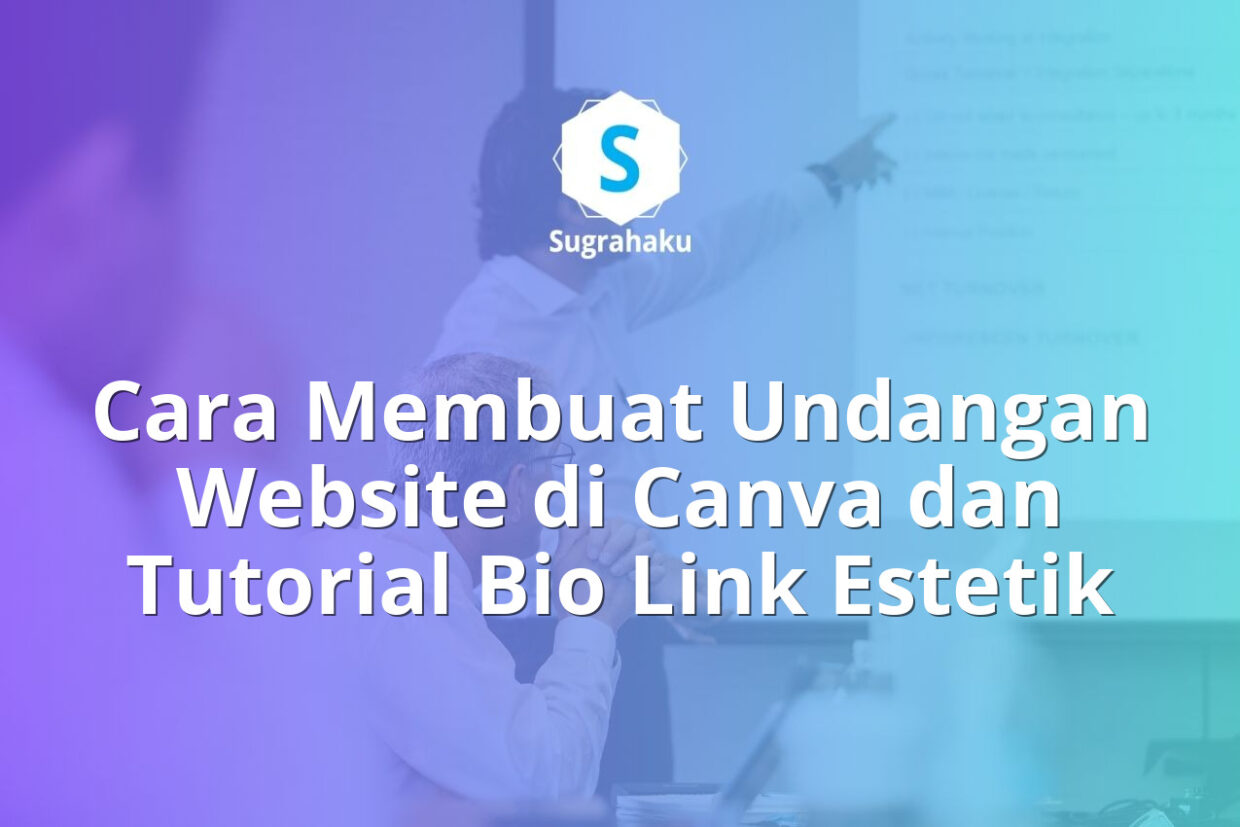 cara membuat undangan website di canva, tutorial canva bio link