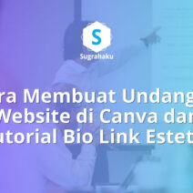 cara membuat undangan website di canva, tutorial canva bio link