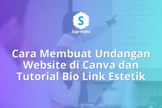 cara membuat undangan website di canva, tutorial canva bio link