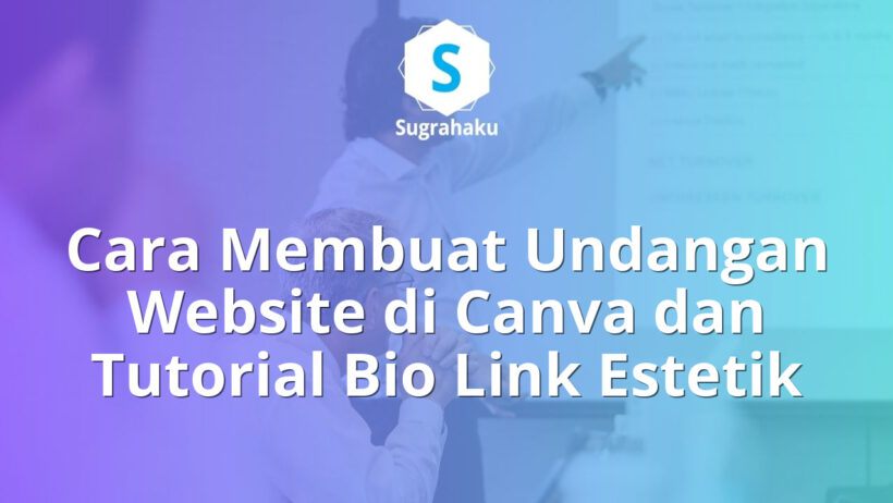 cara membuat undangan website di canva, tutorial canva bio link