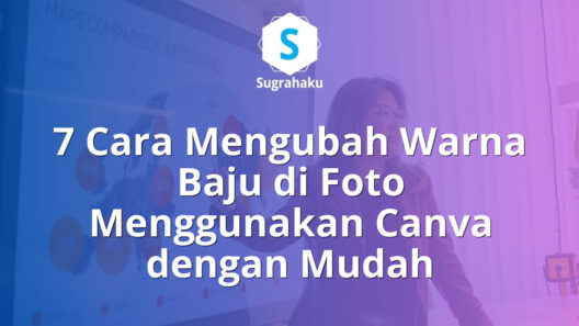 cara mengubah warna baju di foto menggunakan canva, fitur color edit canva