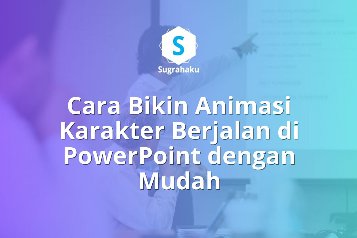 cara bikin animasi karakter berjalan di powerpoint, animasi gif transparan ppt