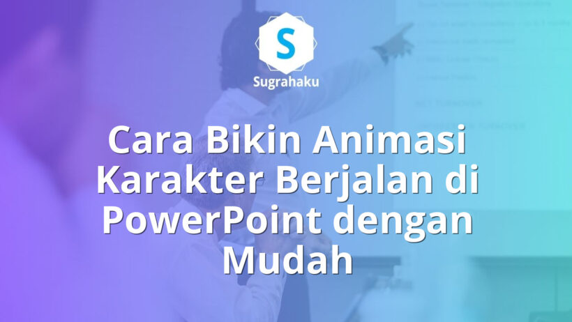 cara bikin animasi karakter berjalan di powerpoint, animasi gif transparan ppt