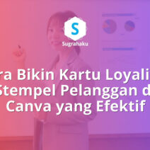 cara bikin kartu loyalitas stempel pelanggan di canva, loyalty card olshop