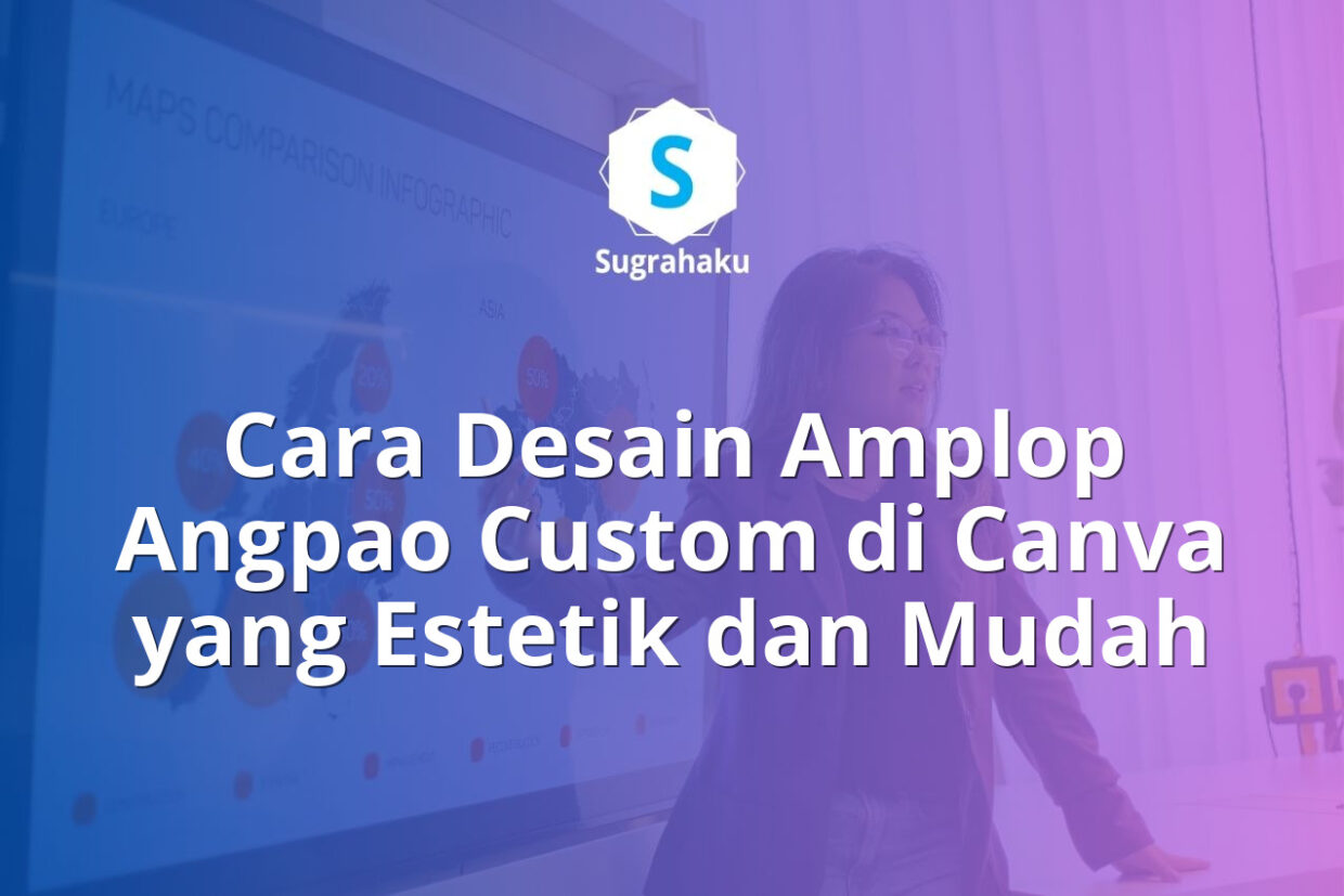cara desain amplop angpao custom di canva, ukuran cetak amplop uang