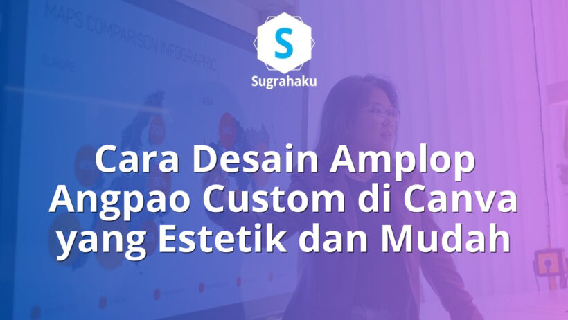 cara desain amplop angpao custom di canva, ukuran cetak amplop uang