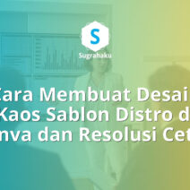 cara membuat desain kaos sablon distro di canva, ukuran resolusi cetak baju