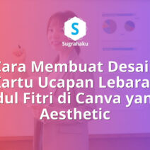 cara membuat desain kartu ucapan lebaran idul fitri di canva, template kartu hari raya