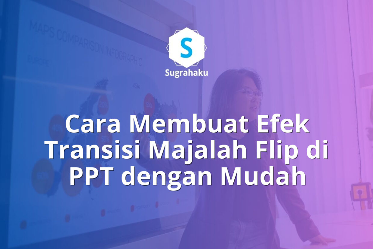 cara membuat efek transisi majalah flip di ppt, animasi page curl powerpoint