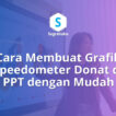 cara membuat grafik speedometer donat di ppt, chart indikator kinerja