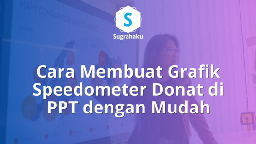 cara membuat grafik speedometer donat di ppt, chart indikator kinerja