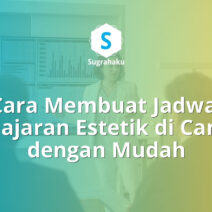 cara membuat jadwal pelajaran estetik ala pinterest di canva, template roster kelas