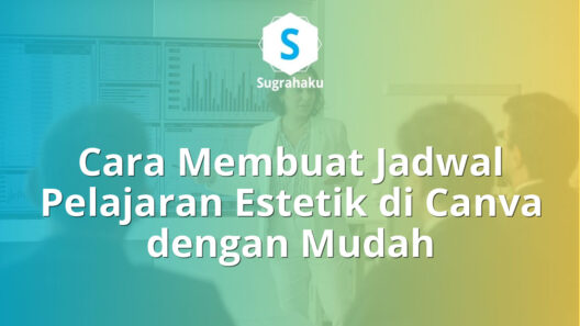cara membuat jadwal pelajaran estetik ala pinterest di canva, template roster kelas