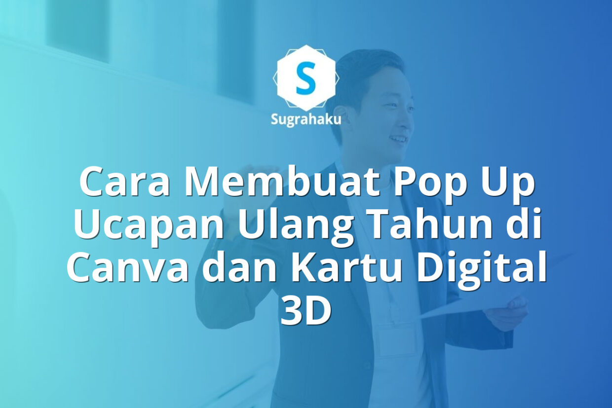 cara membuat pop up ucapan ulang tahun di canva, kartu ucapan digital 3d