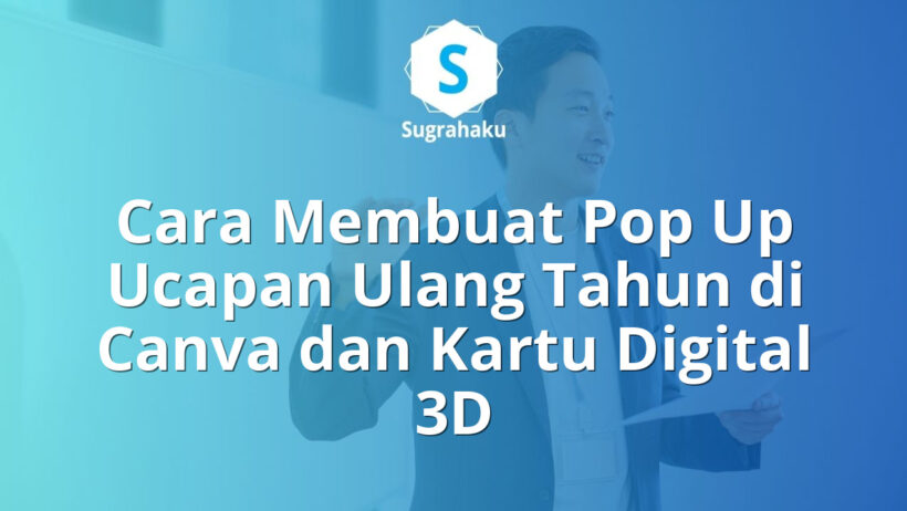 cara membuat pop up ucapan ulang tahun di canva, kartu ucapan digital 3d