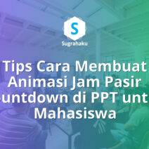 cara membuat animasi jam pasir countdown di ppt, timer hitung mundur powerpoint