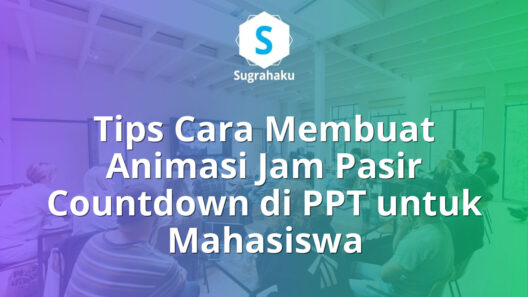 cara membuat animasi jam pasir countdown di ppt, timer hitung mundur powerpoint