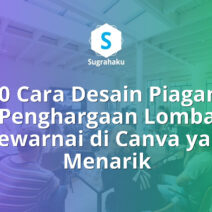 cara desain piagam penghargaan lomba mewarnai di canva, sertifikat tk paud