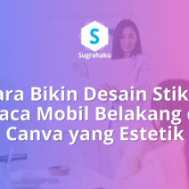 cara bikin desain stiker kaca mobil belakang di canva, ukuran stiker otomotif