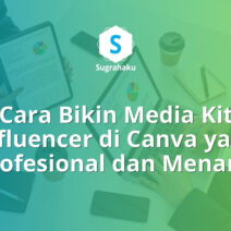 cara bikin media kit influencer di canva, desain portofolio selebgram