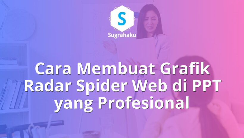 cara membuat grafik radar spider web di ppt, chart penilaian skill