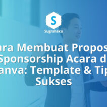 cara membuat proposal sponsorship acara di canva, template pengajuan dana event